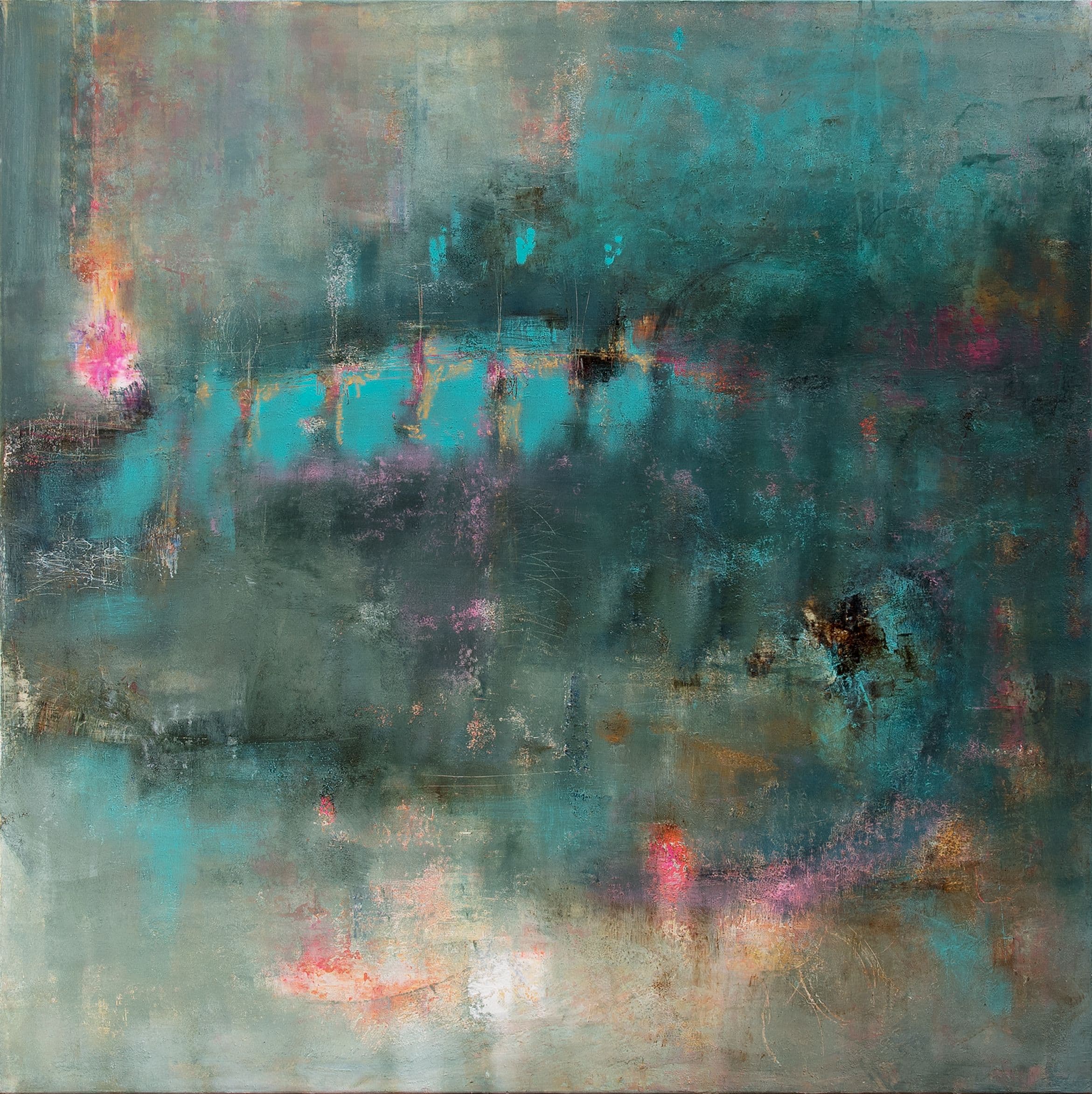 Statement Art, abstrakte Kunst, zeitgenössische Kunst, Contemporary Art, Emotionale Abstraktion, intuitive Malerei, contemporary painting, Gallery Art, Sammlerkunst, innere Zustände, innere Landschaften, Luxury Interieur Art